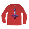 inverted galaxy cross funny  religion banter space fashion new Long Sleeve Shirts