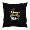 kings are born in 1956 Throw Pillow
