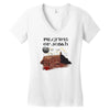 the pilgrimage Women's V-Neck T-Shirt