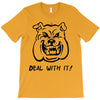 deal with it angry pitbul T-Shirt