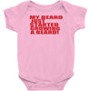 beard jus started Baby Onesie