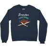 grandpa the pilot the myth the legend Crewneck Sweatshirt