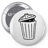 garbage ghost Pin-back button