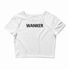 wanker brit british england english gift idea expat dad funny tee shir Crop Top