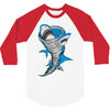 shark tornado 3/4 Sleeve Shirt