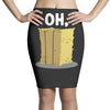 oh hay oh hey girl boy funny pun Pencil Skirts