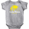 visit tilted towers fortnite Baby Bodysuit