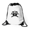 viking skull Drawstring Bags