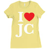i love jesus christ Ladies Fitted T-Shirt