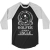 Golfer Uncle 3/4 Sleeve Shirt