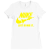 nuke just bomb it Ladies Fitted T-Shirt