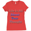 life is all Ladies Fitted T-Shirt
