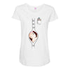 Peek a Boo with Pocket Baby Girl Maternity Scoop Neck T-shirt