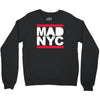 mad nyc new york city run fashion baseball jersey Crewneck Sweatshirt