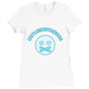 Sit In Silence (a232) Ladies Fitted T-Shirt