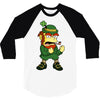 happy saint patrick day simpson 2 3/4 Sleeve Shirt