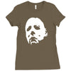 halloween mask Ladies Fitted T-Shirt