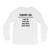 February Girl Long Sleeve Shirts