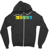 bazinga periodic table funny funny birthday present gift Zipper Hoodie