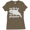 no porpoise Ladies Fitted T-Shirt