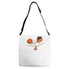 crime scene Adjustable Strap Totes