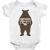 i need a hug Baby Bodysuit