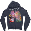 Cosmic Breath Zipper Hoodie