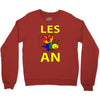 gay pride parade lgbt lesbian gay bi trans queer pan light Crewneck Sweatshirt