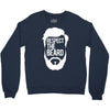 respect the beard Crewneck Sweatshirt