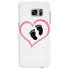Baby Girl with Heart Any Name Customized Samsung Galaxy S7 Edge