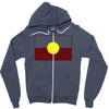 australian aboriginal Zipper Hoodie
