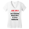 June Girls Women's V-Neck T-Shirt
