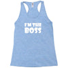i'm the boss mens Racerback Tank