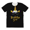birthday unicorn girl. All Over Women's T-shirt