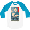 Supreme Leader Un, Kim Jong Un Parody 3/4 Sleeve Shirt