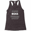 argument invalid boss Racerback Tank