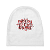 merry and bright Baby Beanies