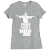 jesus wants a hug Ladies Fitted T-Shirt