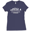 Evolution Of A Photographer Ladies Fitted T-Shirt