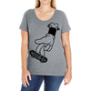 skater Ladies Curvy T-Shirt
