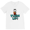 turn up V-Neck Tee