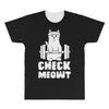 gym cat workout All Over Men's T-shirt