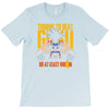 training to beat saiyan or at least warrior anime gym workout lifting T-Shirt