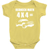 redneck math 4x4 truck Baby Onesie