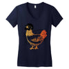 Pubg Military Chicken T-Shirt Women's V-Neck T-Shirt
