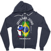 brazil national team youth 2018 fifa world cup Zipper Hoodie