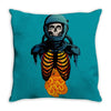 space skull Throw Pillow