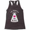 you abducted my heart Racerback Tank