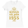 kings are born in 1955 Ladies Fitted T-Shirt