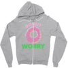 donut worry Zipper Hoodie